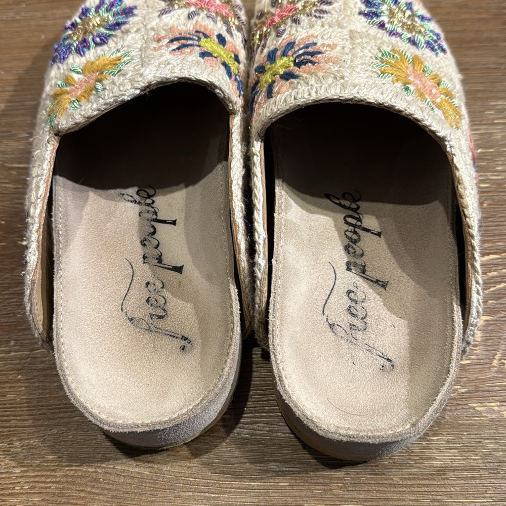 Free People Multicolor Embroidered Mules - Picture 3 of 6